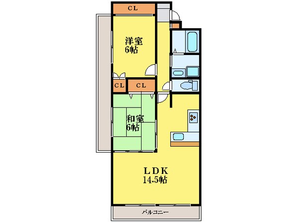 二軒屋駅 徒歩10分 3階の物件間取画像